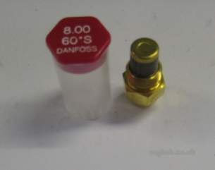 Danfoss Nozzles Burner Spares -  Nuway Danfoss 8.00 X 60 S Nozzle