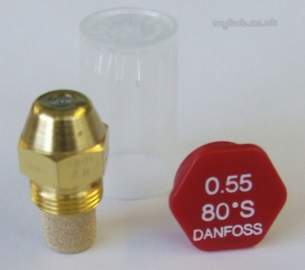 Danfoss Nozzles Burner Spares -  Danfoss H04304a Oil Nozzle 0.55 X 80 Deg S