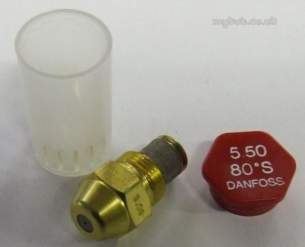 Danfoss Nozzles Burner Spares -  Nuway Danfoss 05.50x80 S Nozzle H04324v