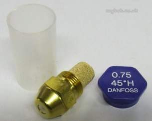 Danfoss Nozzles Burner Spares -  Nuway Danfoss 00.75 X 45 H Nozzle