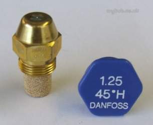 Danfoss Nozzles Burner Spares -  Danfoss H04411m Oil Nozzle 1.25 X 45 Deg H