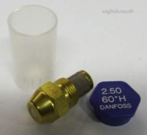 Danfoss Nozzles Burner Spares -  Danfoss H04518y Oil Nozzle 2.50x60 Deg H