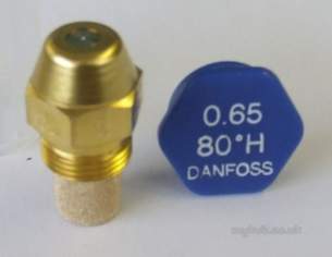 Danfoss Nozzles Burner Spares -  Danfoss H04605g Oil Nozzle 0.65 X 80 Deg H