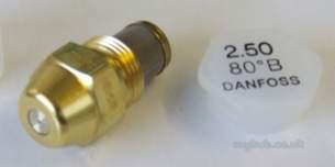 Danfoss Nozzles Burner Spares -  Nuway Danfoss 02.50x80 B Nozzle H04811n