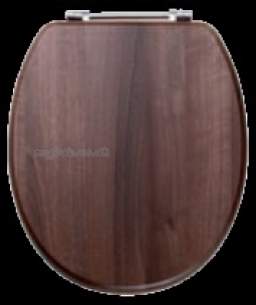 Eastbrook Sanitary Ware -  34.10905 Sherwood Seat Dark Walnut
