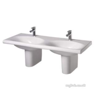 Ideal Standard Art and design Furniture -  Ideal Standard Daylight K0729 Double Basin 1300mm White K072901