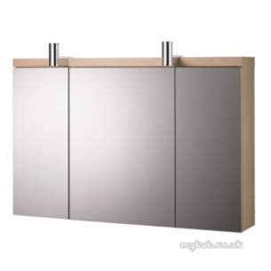 Ideal Standard Art and design Furniture -  Ideal Standard Daylight K2232 Mirror Cab 1000 Oak Wh K2232sv