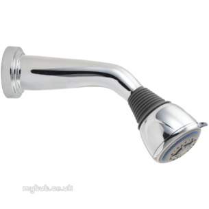 Deva Showering -  Deva Conc Multi Mode Shower Head And Arm Cp