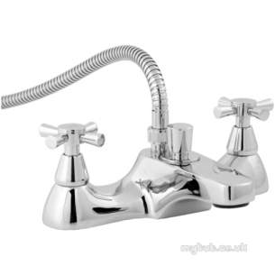 Deva Brassware -  Deva Milan Deck Mount Bath/shower Mixer And Kit