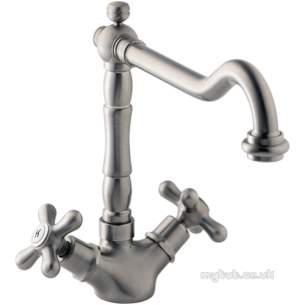 Deva Brassware -  Deva Sm054 Brittany Mono Sink Mixer Brass