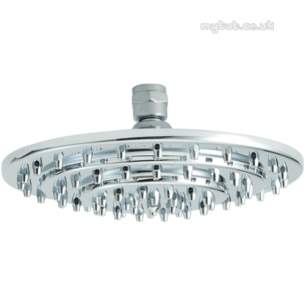 Deva Brassware -  Deva Modern 8 Inch Shower Rose Cp