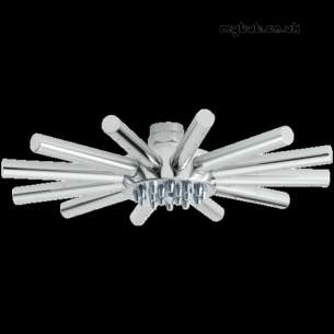 Deva Brassware -  Deva Star Shower Head Chrome Plated Ssr1