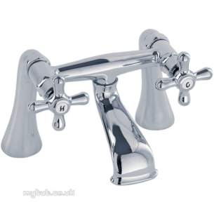 Deva Brassware -  Deva Vic058 Regency Bath Filler Cp