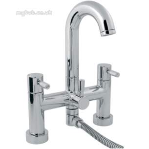 Deva Brassware -  Deva Vision Deck Mnt Bath/shower Mixer And Kit Cp