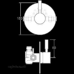 Deva Showering -  Deva Vsnbv Vision Therm Blending Valve