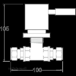 Deva Showering -  Deva Vsnsc Vision Stop Cock Vsn Sc