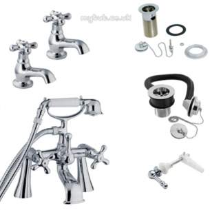 Deva Brassware -  Deva Rbp02 Regency Bath Shower Mixer Pack Cp