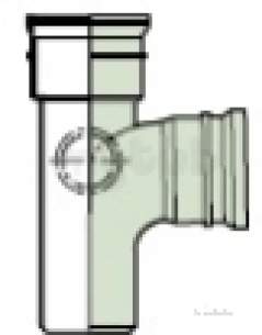 Polypipe Soil -  6x4 925deg Unequal Branch St604-g St604g