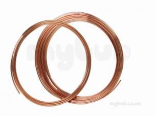 Copper Coils -  Yorkshire Copper Tube Y2220 Na Kuterlon 20 Metre Underground Copper Tube Coil 22x1.2mm