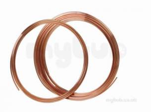 Yorkshire Copper Tube Y2220 Na Kuterlon 20 Metre Underground Copper Tube Coil 22x1.2mm