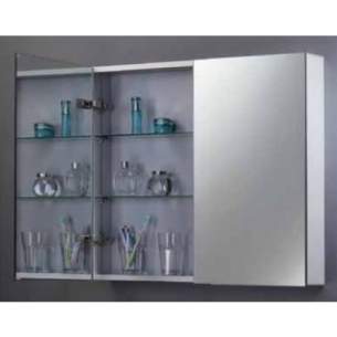 Eastbrook Accessories -  Bosini 800 X 600 X 120 2 Door Mirror Cabinet 40.0025