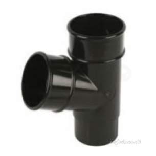 Polypipe Elegance Range -  Elegance C/i Effect D/pipe Bch 112deg Bk