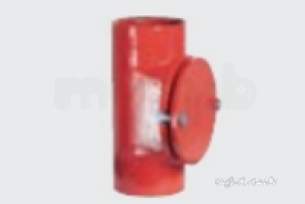 S M L Soil -  100mm Inspection Pipe With Oval Door Soil