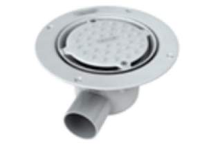 Harmer Shower Drains -  Horizontal Alum Shower Drain Ahs/wh