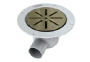 Harmer Shower Drains -  Horizontal Alum Shower Drain Ahs/sn