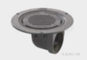 Harmer Roof Outlets -  Ci Rf Med Sump Horiz Thrd Olet-4 Inch Fg
