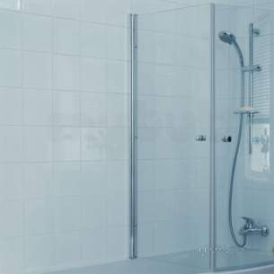 Ideal Standard Sottini Baths and Panels -  Ideal Standard Secrets Bath Scr 825 Silver Cnr Enc Door L9137aa
