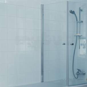 Ideal Standard Sottini Baths and Panels -  Ideal Standard Secrets Bath Scr 825 Silver Cnr Enc Door