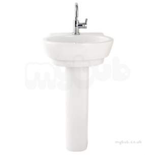 Twyford Encore -  Encore 450x390 Handrinse 1 Tap Er4821wh