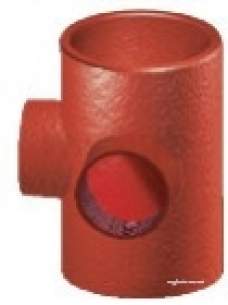 Ensign Soil -  100mm Double Boss Pipe 50mm X 90d Ef092t