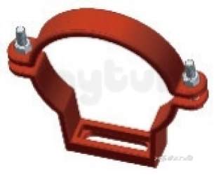 Ensign Soil -  100mm Pipe Bracket Single Fixing Ef048