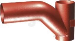 Ensign Drain -  100mm X 100mm X 90d L/arm Branch Ef008
