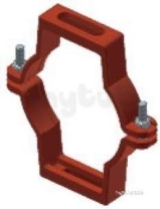 Ensign Soil -  100mm Pipe Bracket Double Fixing Ef049