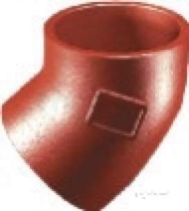 Ensign Soil -  150mm X 45deg Short Radius Bend Ef002