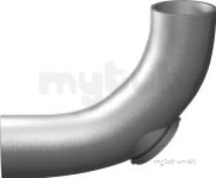 Ensign Drain -  100mm X 88d L/radius B/door Bend Ed05l