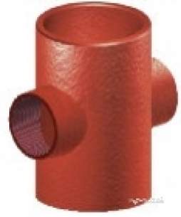 Ensign Soil -  100mm Double Boss Pipe 50mm Bspt Ef091t