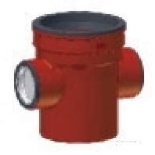 Ensign Soil -  100mm Double Boss 50mm Push Fit Ez091