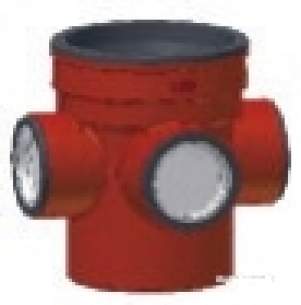 Ensign Soil -  100mm Triple Boss 50mm Push Fit Ez093