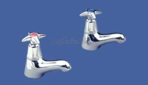 Sissons Stainless Steel Products -  Sissons F1080 Crosshead Basin Taps Pair
