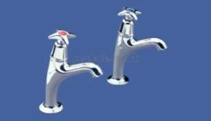 Sissons Stainless Steel Products -  Sissons F1081 Crosshead Sink Taps Pair