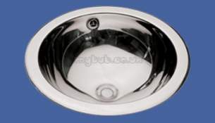 Sissons Stainless Steel Products -  F7365 381diax150 Inset W/hand Basin Pol Ss