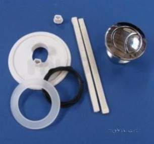 Ideal Standard Grips and Levers -  Ideal Ev344 Cistern Cvr Btn Df Long Ratchet Ev344aa