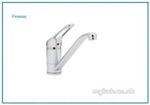 Astracast Brassware -  Finesse Tp0484 Single Lever Tap Vol Blk