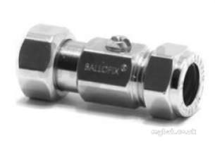 Broen Ballofix Valves -  3140za Service 15x1/2 Swivel Chrome Plated 13133