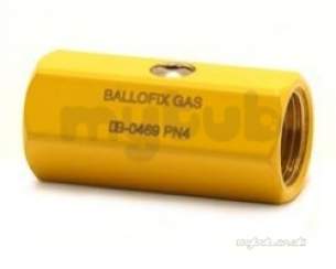 Broen Ballofix Valves -  Ballofix Gas 33504 Ba 15mm Fxf Valve
