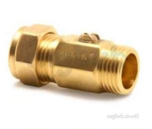 Broen Ballofix Valves -  Ballofix 3375 Ya 15mm X 1/2 Inch Mi Valve Brass